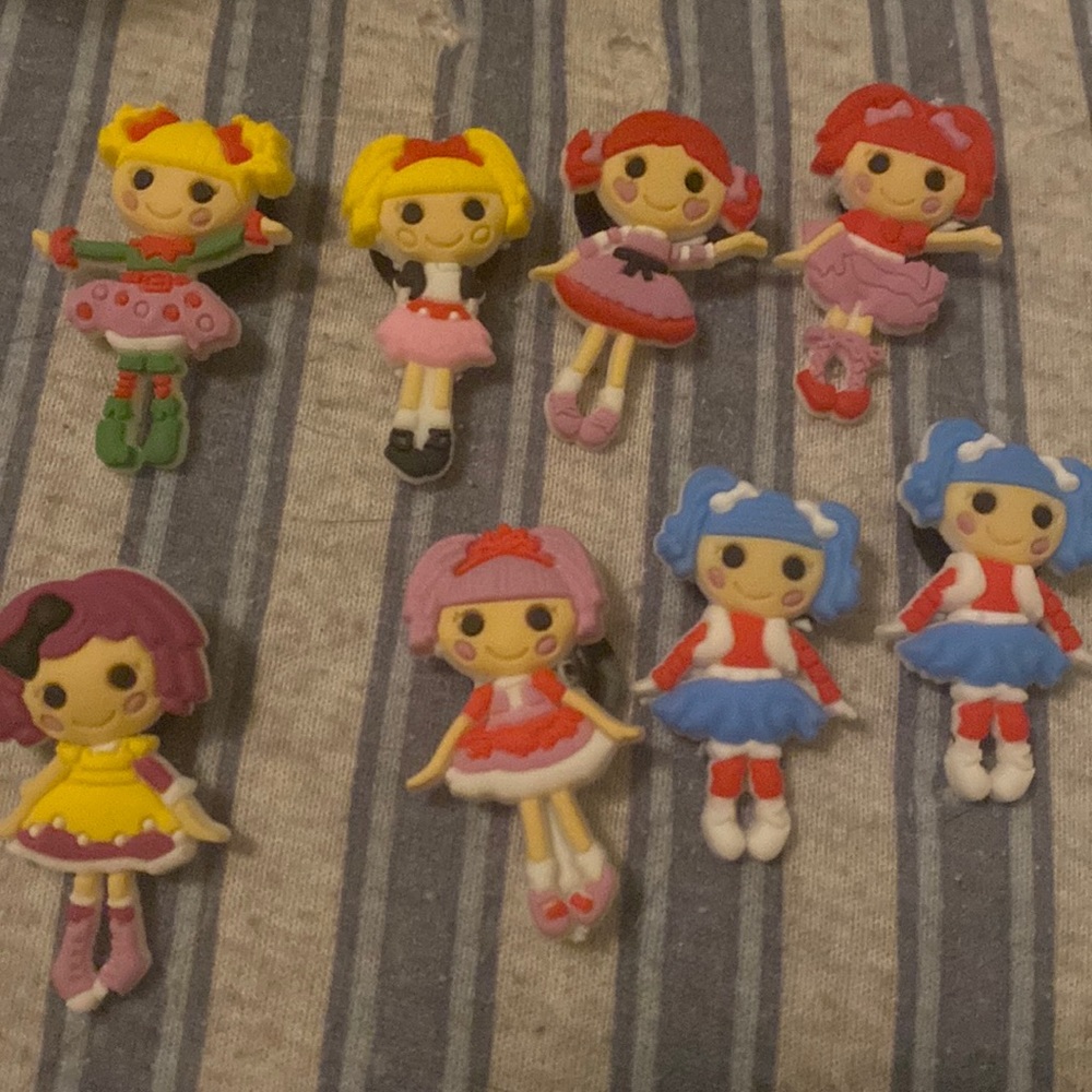 8 PC  Lala Loopsy set of Jibbitz croc shoe charms - Picture 2 of 3